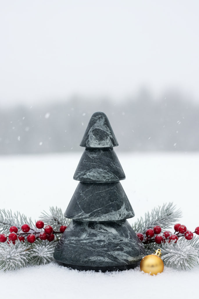 Marble Christmas Tree - Verde Affai