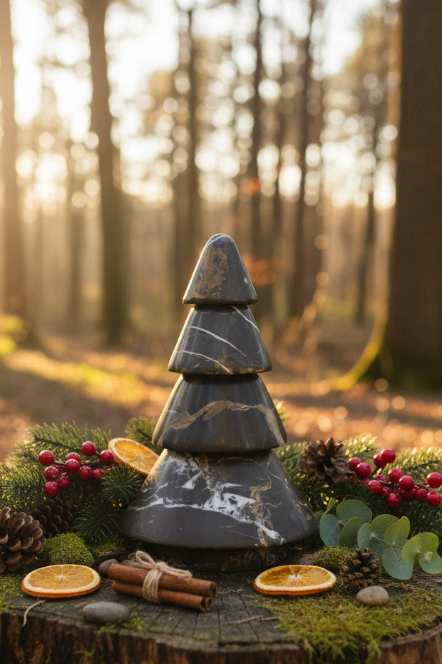 Marble Christmas Tree - Protoro Gold