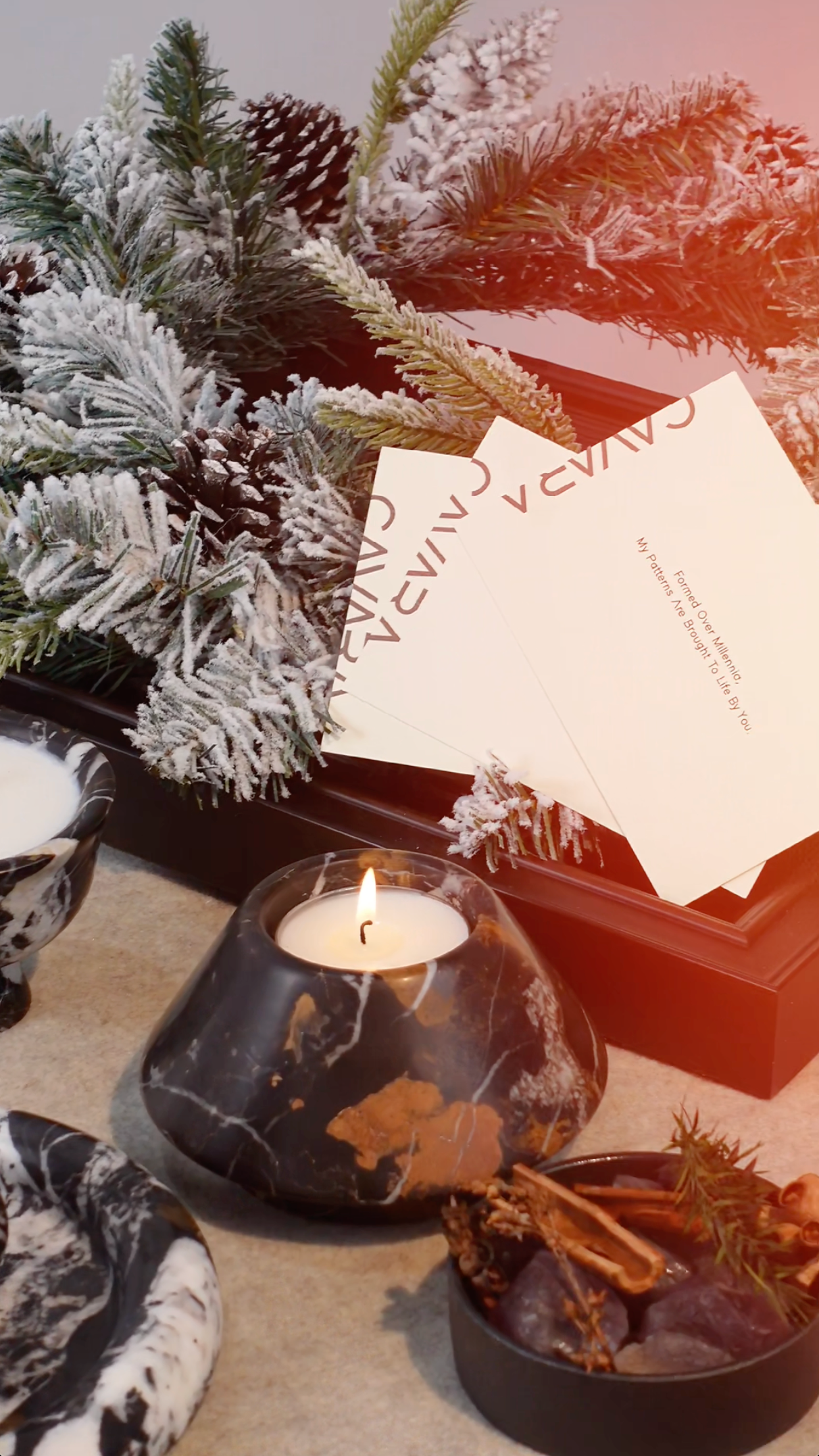 Marble Christmas Tree - Protoro Gold